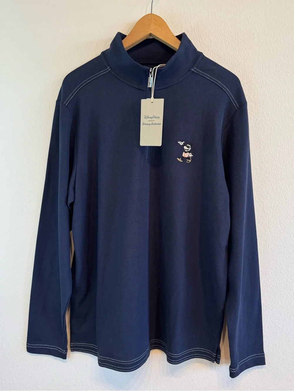 Disney Parks x Tommy Bahama Men’s Mickey Mouse 1/4 Zip Pullover